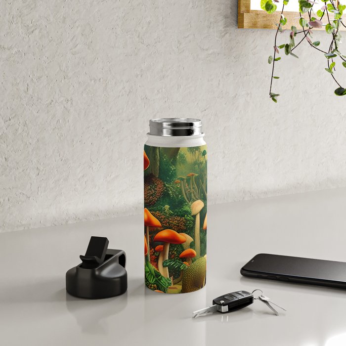 Brirsuris - The Valley of Mushrooms Water Bottle Gallery Image 4