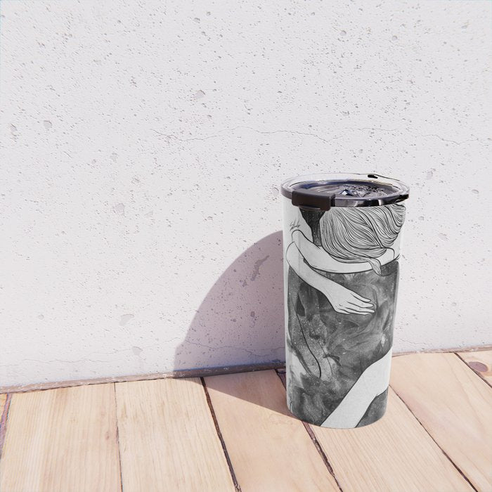 I find peace in your hug (E). Travel Mug Gallery Image 4
