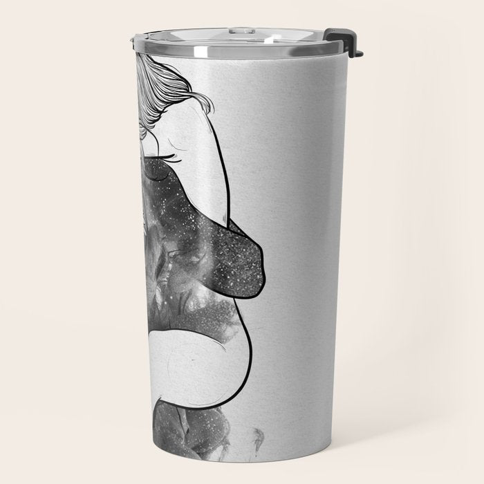 I find peace in your hug (E). Travel Mug Gallery Image 2