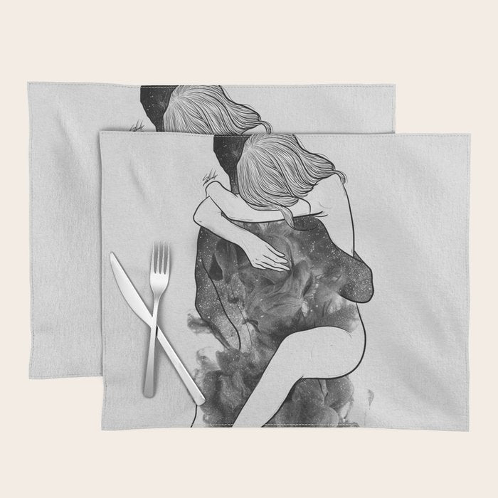 I find peace in your hug (E). Placemat Gallery Image 1