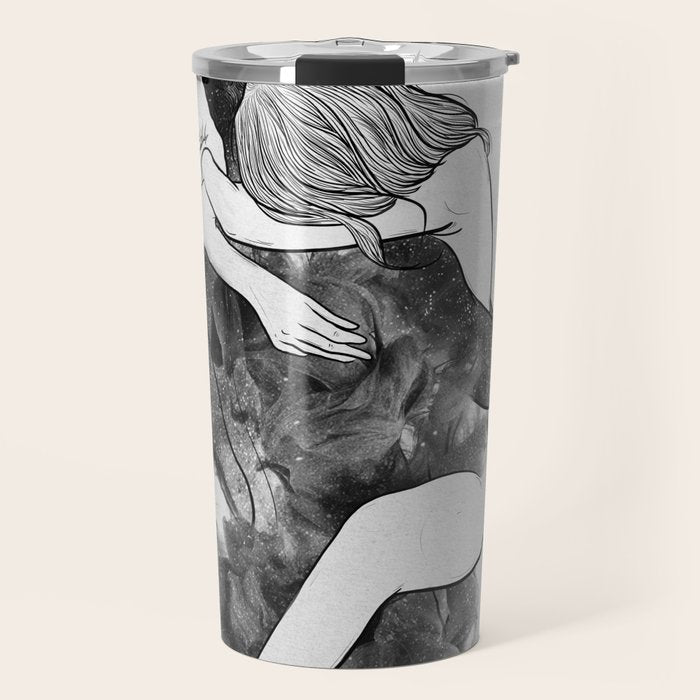 I find peace in your hug (E). Travel Mug Gallery Image 1