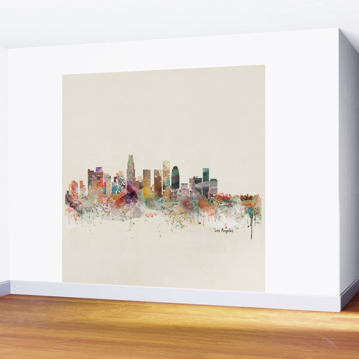 los angeles skyline Wall Mural Gallery Image 2