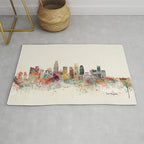 los angeles skyline Rug Gallery Image 1