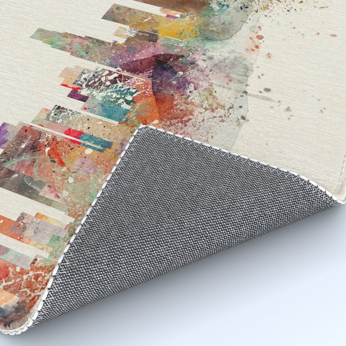 los angeles skyline Rug Gallery Image 4