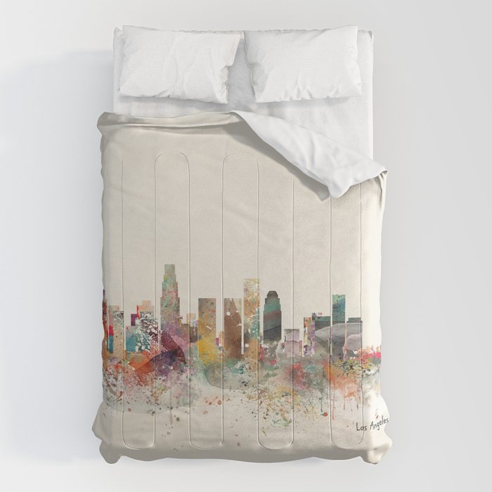 los angeles skyline Comforter Gallery Image 6