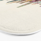 los angeles skyline Bath Mat Gallery Image 3