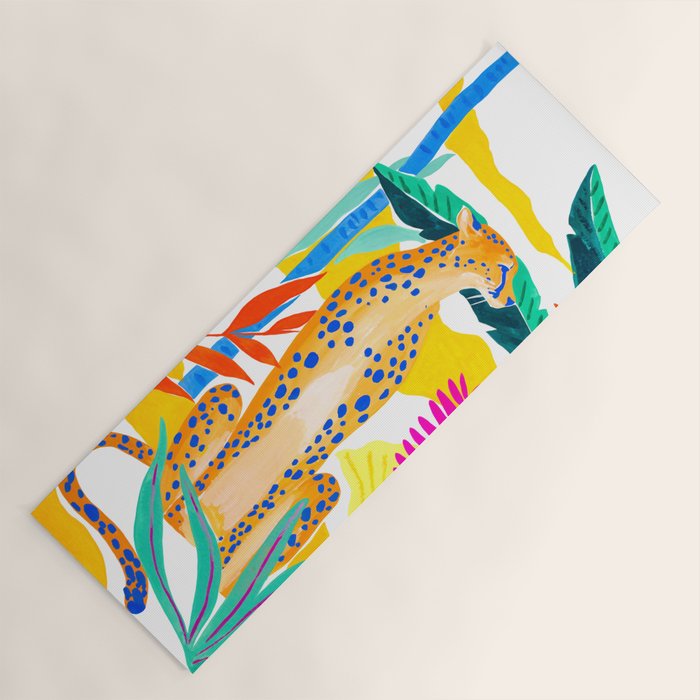 Panther in Jungle Yoga Mat Gallery Image 1