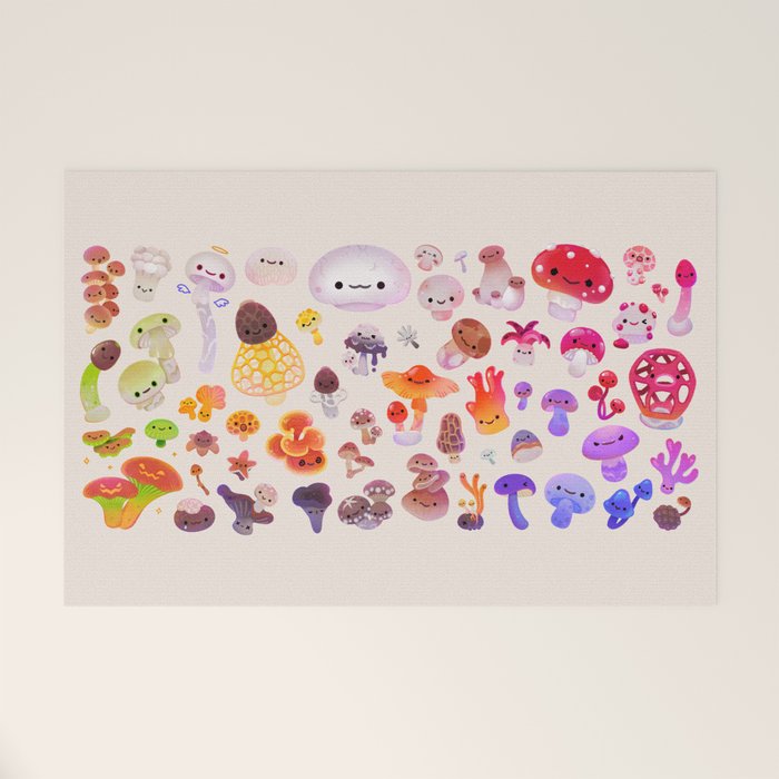 mushroom - light Welcome Mat Gallery Image 1
