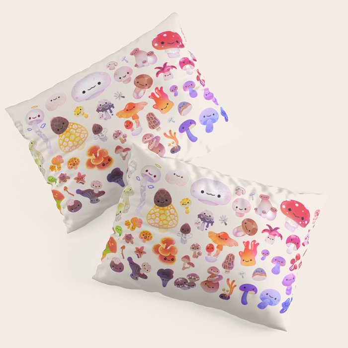 mushroom - light Pillow Sham Gallery Image 1