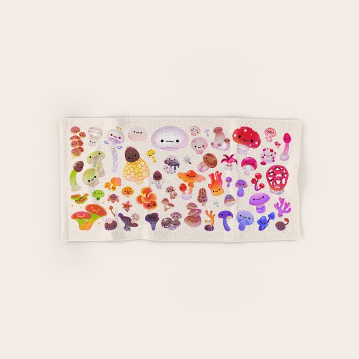 mushroom - light Bath Towel Gallery Image 1