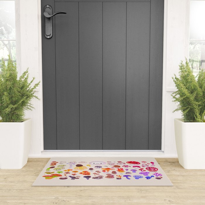 mushroom - light Welcome Mat Gallery Image 3