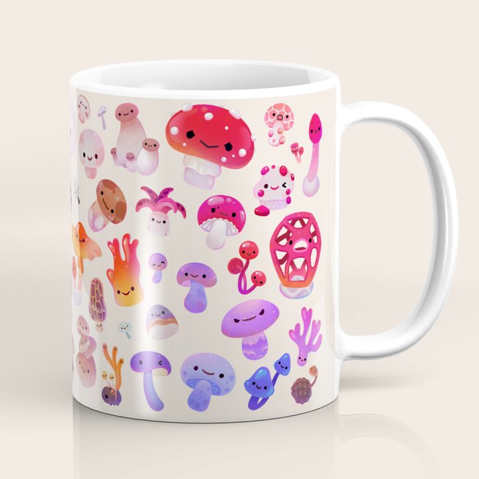 mushroom - light Coffee Mug Gallery Image 1