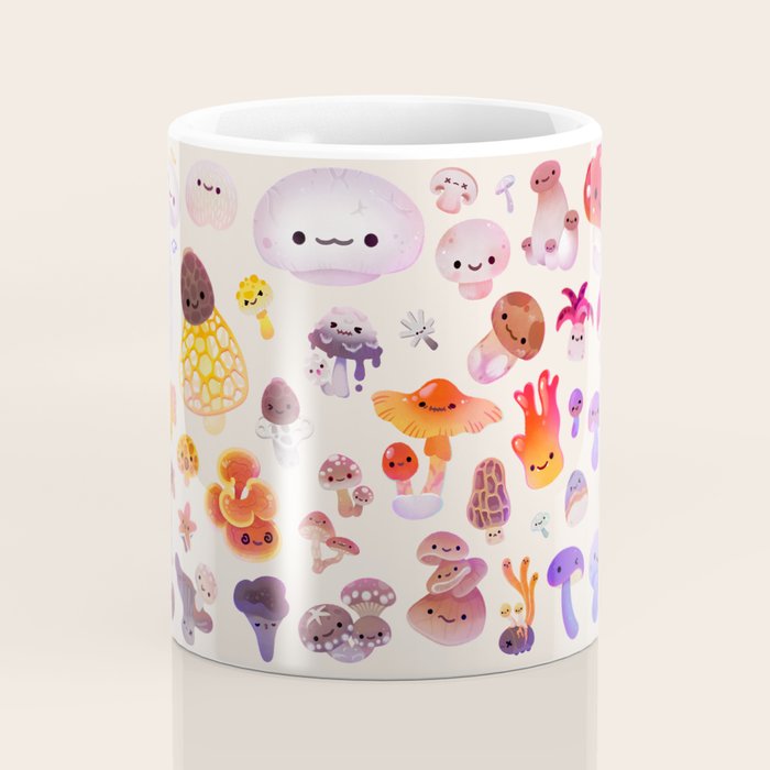 mushroom - light Coffee Mug Gallery Image 4