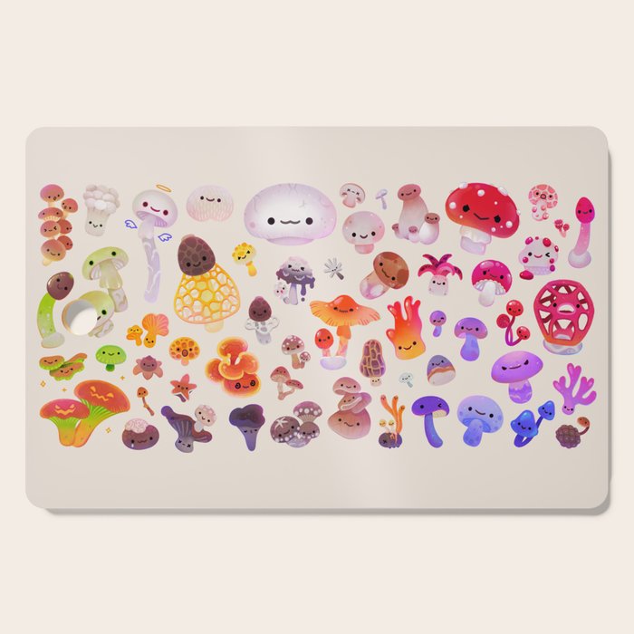 mushroom - light Cutting Board Gallery Image 1