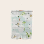 Hygge Magnolia Watercolor Pastel Flowers Wall Hanging Gallery Image 1
