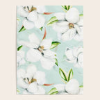 Hygge Magnolia Watercolor Pastel Flowers Poster Gallery Image 4