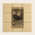 The Hermit - Cats Tarot Wood Wall Art Gallery Image 1
