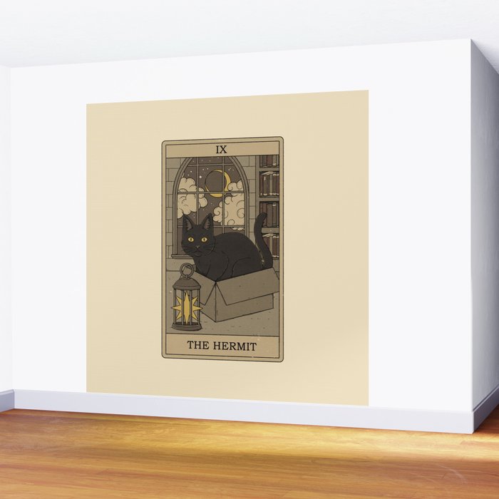 The Hermit - Cats Tarot Wall Mural Gallery Image 2