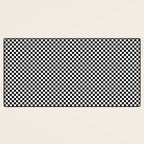 Check VIII - Black â Checkerboard Print Desk Mat Gallery Image 3
