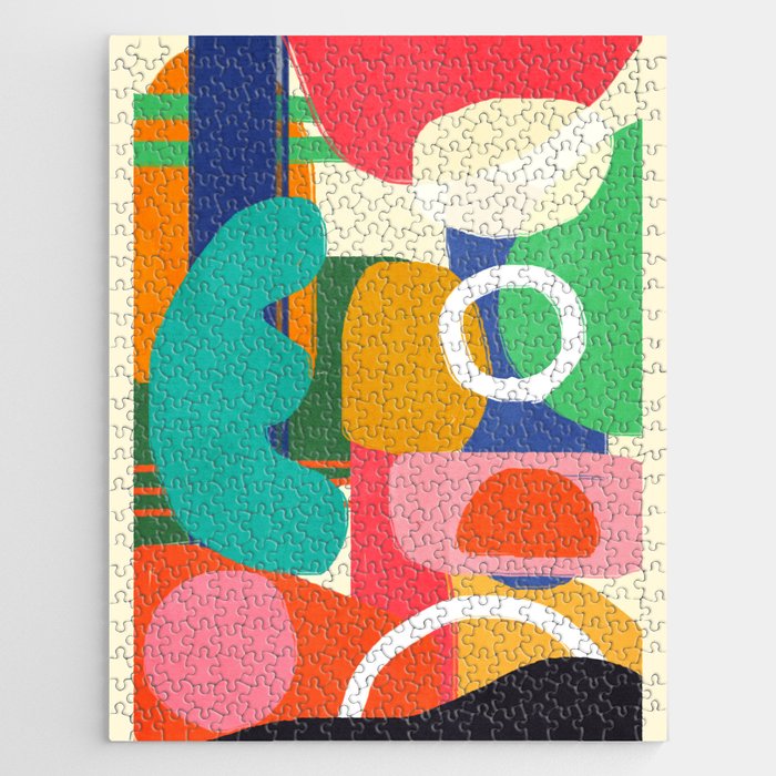 Modern Abstract Shape 02 Jigsaw Puzzle Gallery Image 1