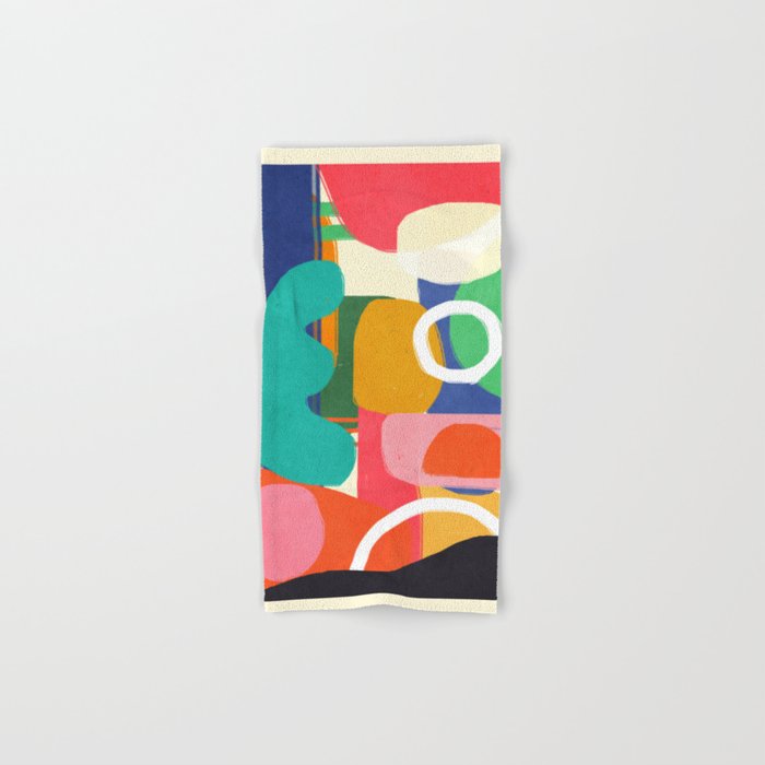 Modern Abstract Shape 02 Bath Towel Gallery Image 1