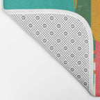Modern Abstract Shape 02 Bath Mat Gallery Image 2