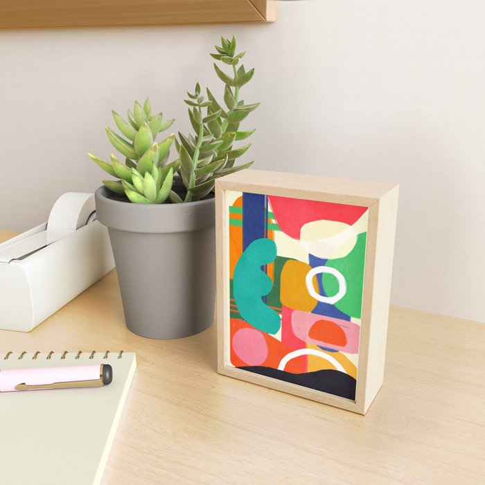 Modern Abstract Shape 02 Mini Art Print Gallery Image 2