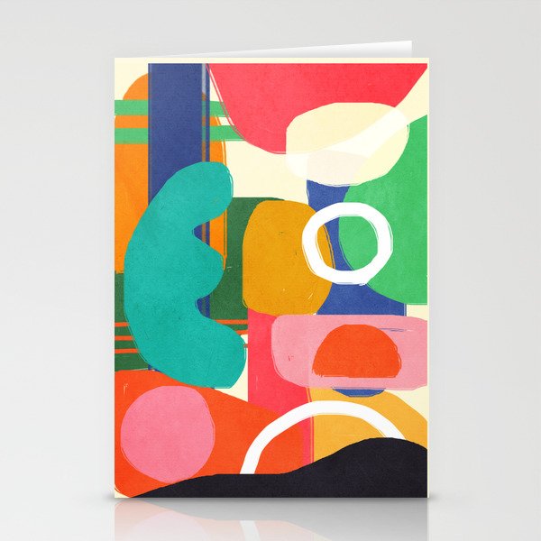 Modern Abstract Shape 02 Stationery Card Gallery Image 1