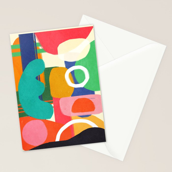 Modern Abstract Shape 02 Stationery Card Gallery Image 2