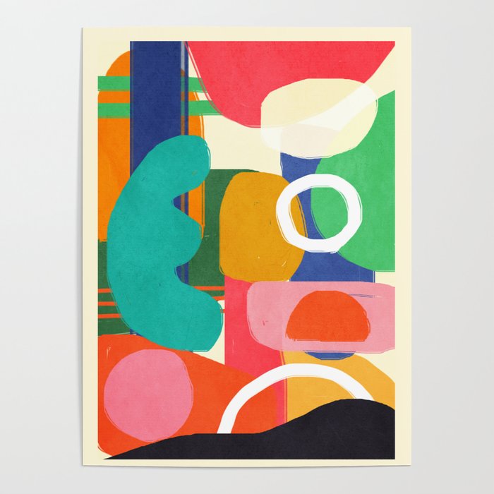 Modern Abstract Shape 02 Poster Gallery Image 4