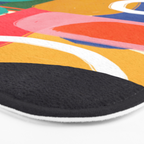 Modern Abstract Shape 02 Bath Mat Gallery Image 3