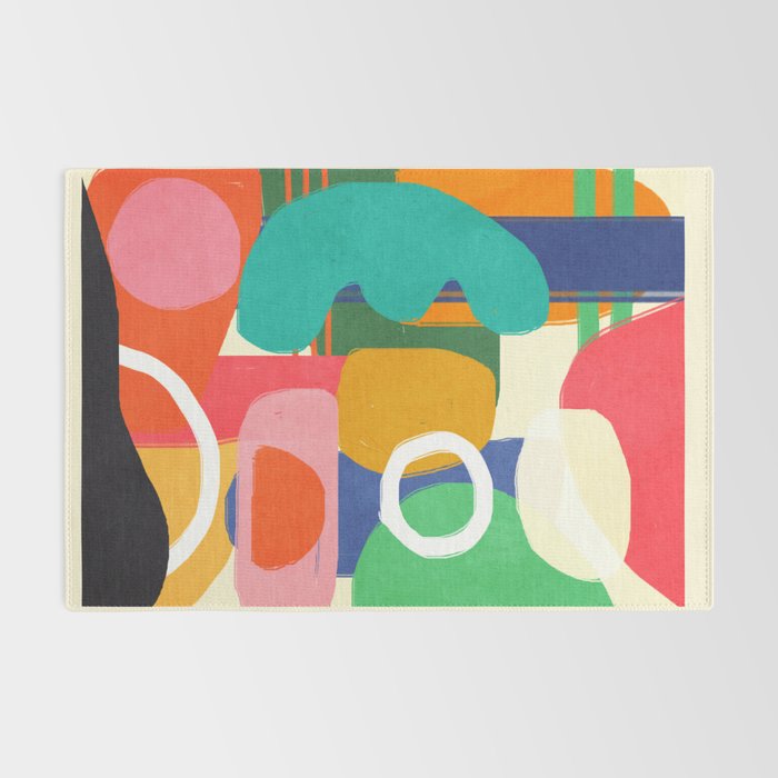 Modern Abstract Shape 02 Rug Gallery Image 2