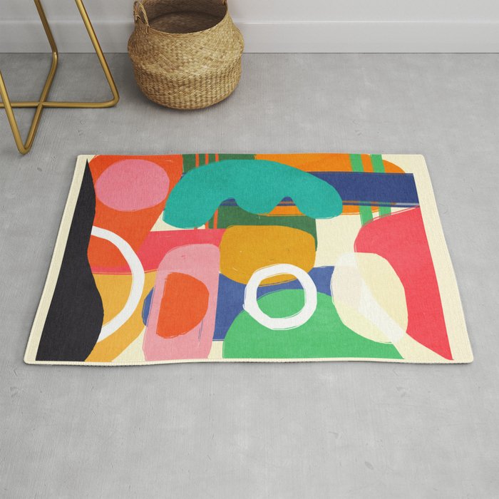 Modern Abstract Shape 02 Rug Gallery Image 1