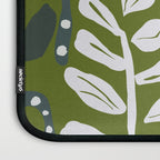 Cozy collection: mix and match happy florals Green leaves love Laptop Sleeve Gallery Image 3