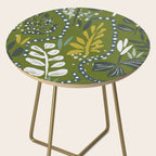 Cozy collection: mix and match happy florals Green leaves love Side Table Gallery Image 2
