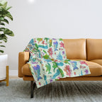 Jurassic baby Throw Blanket Gallery Image 1