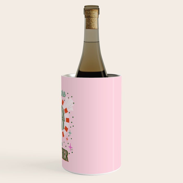 Playful Holiday Peppermint Love Wine Chiller Gallery Image 3