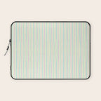 Cotton Candy Stripes Laptop Sleeve Gallery Image 1