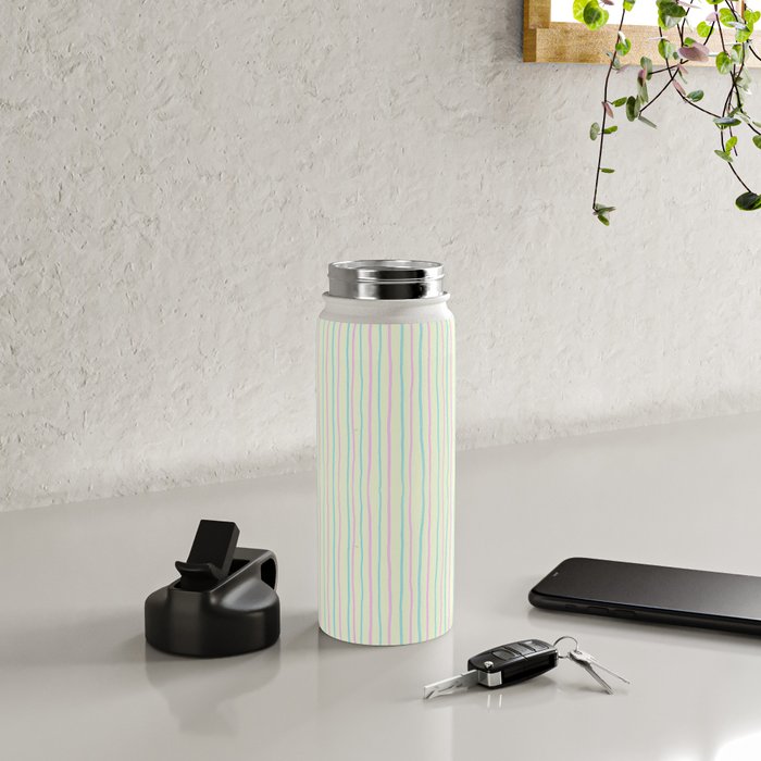 Cotton Candy Stripes Water Bottle Gallery Image 4