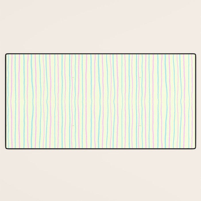 Cotton Candy Stripes Desk Mat Gallery Image 3