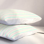 Cotton Candy Stripes Pillow Sham Gallery Image 3