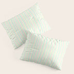 Cotton Candy Stripes Pillow Sham Gallery Image 3