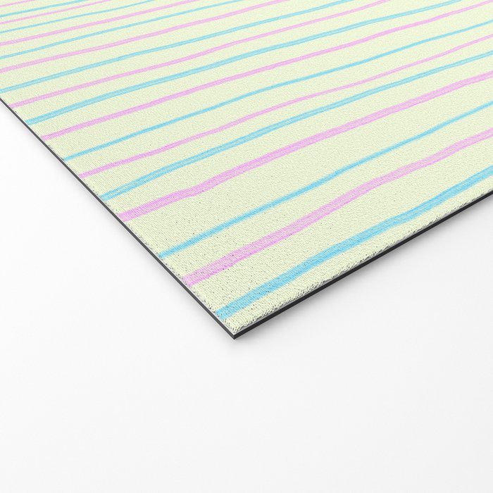 Cotton Candy Stripes Welcome Mat Gallery Image 2