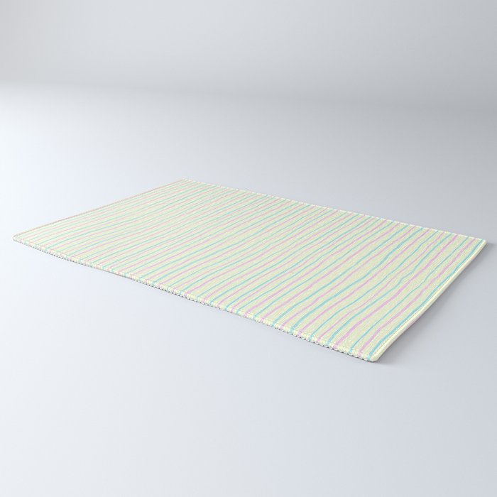 Cotton Candy Stripes Rug Gallery Image 3