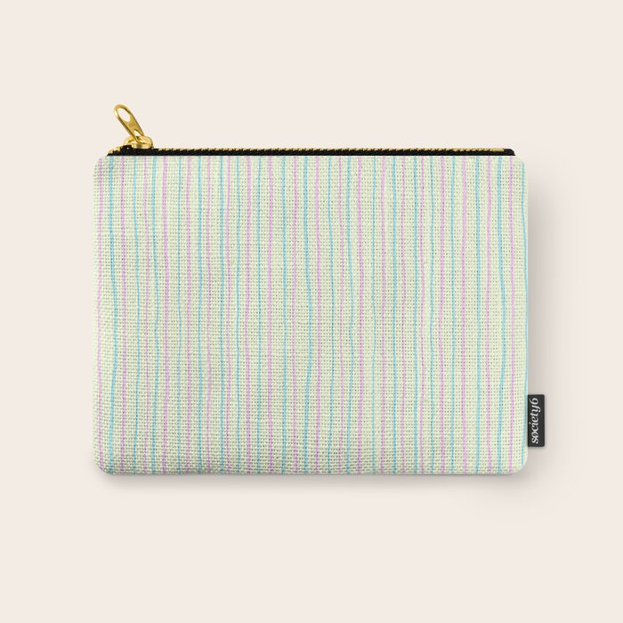 Cotton Candy Stripes Carry All Pouch Gallery Image 1