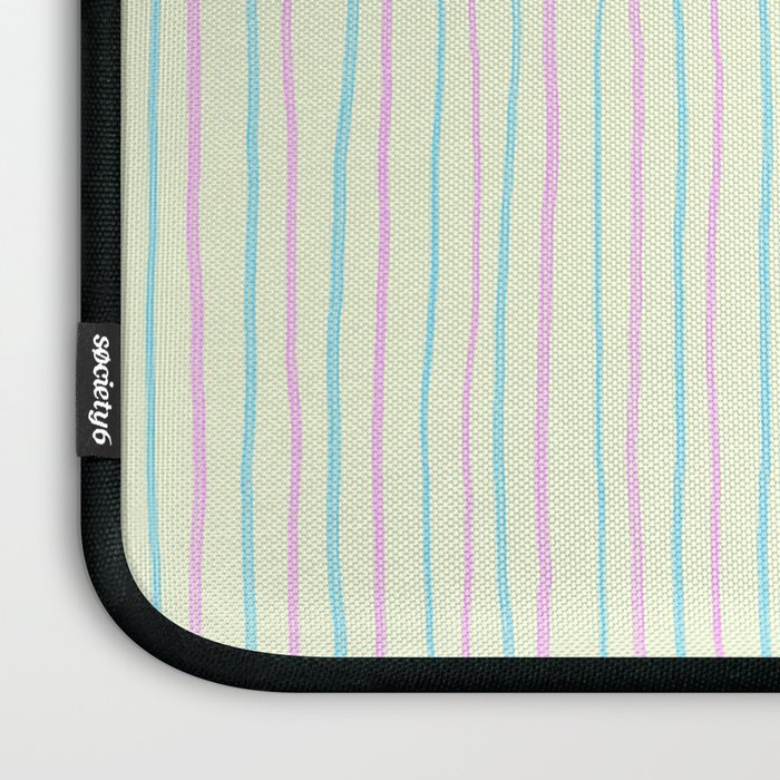 Cotton Candy Stripes Laptop Sleeve Gallery Image 3