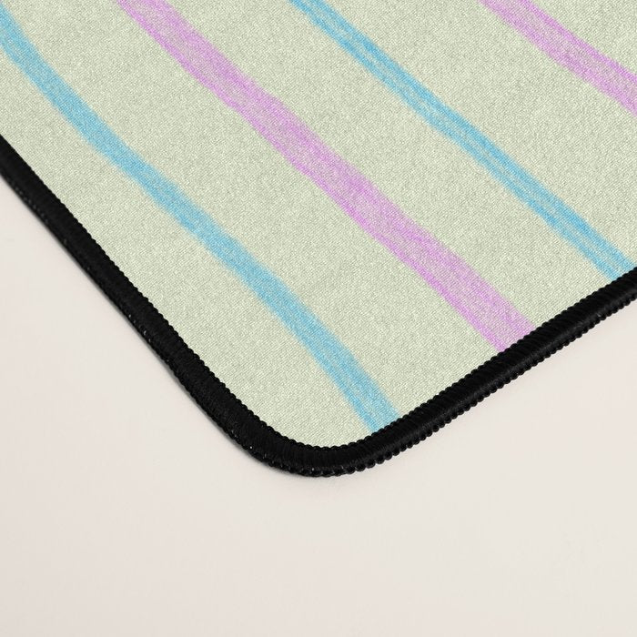 Cotton Candy Stripes Desk Mat Gallery Image 4