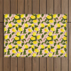 Summer Harvest Lemon Outdoor Rug Gallery Image 1