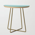 Light Teal Gradient Side Table Gallery Image 1