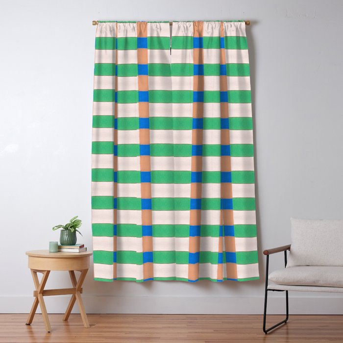 Paper Weaving Pattern #3 Window Curtain Gallery Image 5